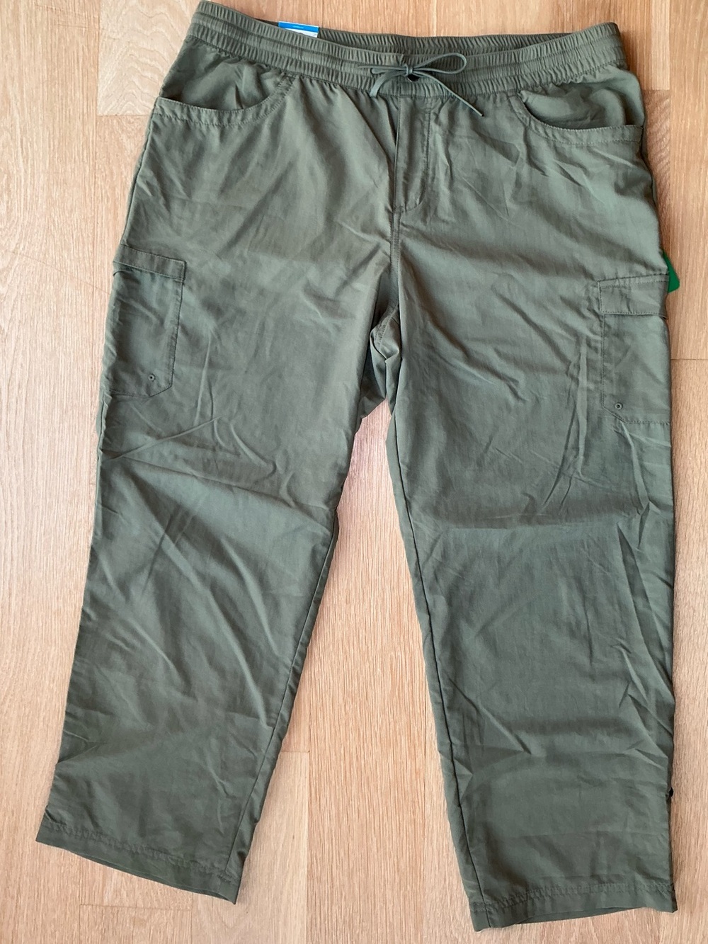 Columbia Women's Hiking Travel Lightweight Straight Leg Pants Cypress Size XL